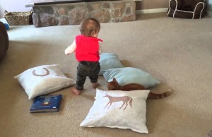 video playful toddler attempted